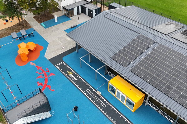 Luftaufnahme des Sportparks Bamberg