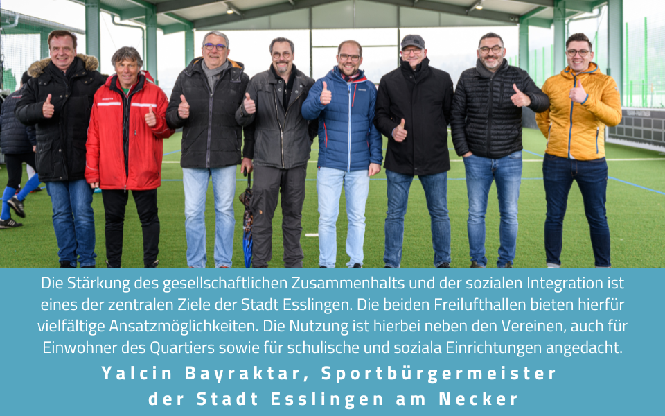 Bild und Zitat von Yalcin Bayraktar über McArena Esslingen