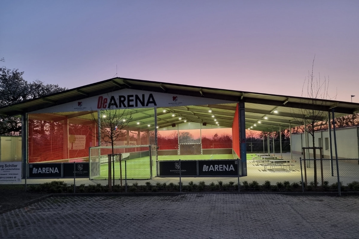 Beispielbild für den Bau einer Sporthalle
