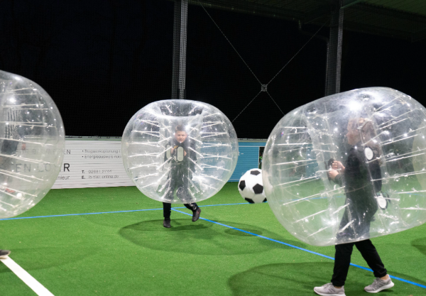 Bubble Soccer Action in McArena