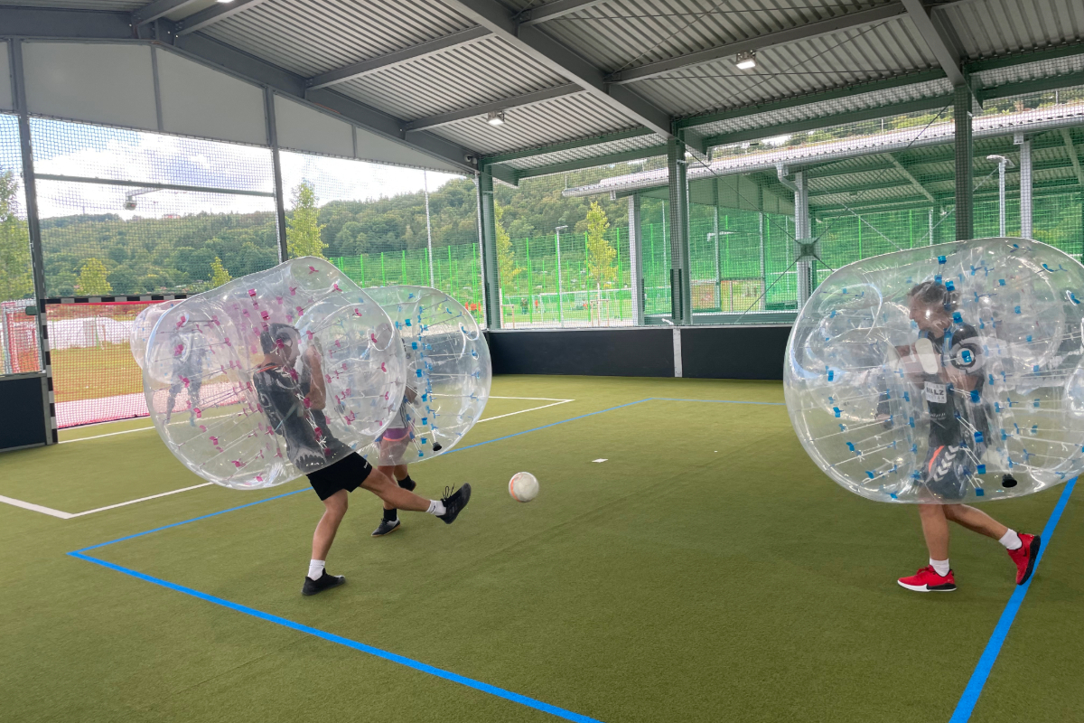 McArena Bubble Soccer Fußballmatch