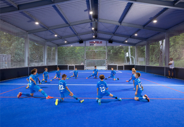 Gruppentraining Fußballer