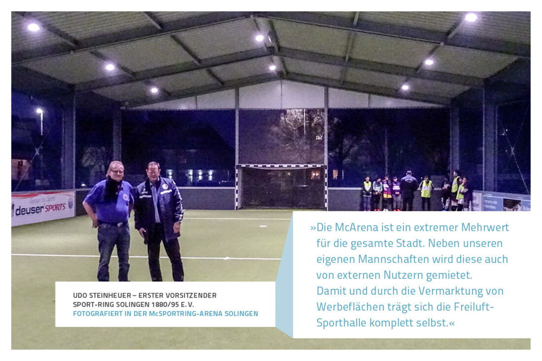 McArena-Freilufthalle-Betriebslösung_Statement Udo Ein Statement von Udo Steinheuer vom Sport-Ring Solingen zur McArena in Solingen.